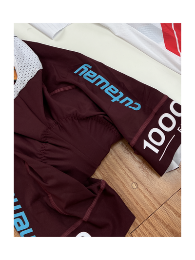 1K Flips Team Bib Shorts - Maroon