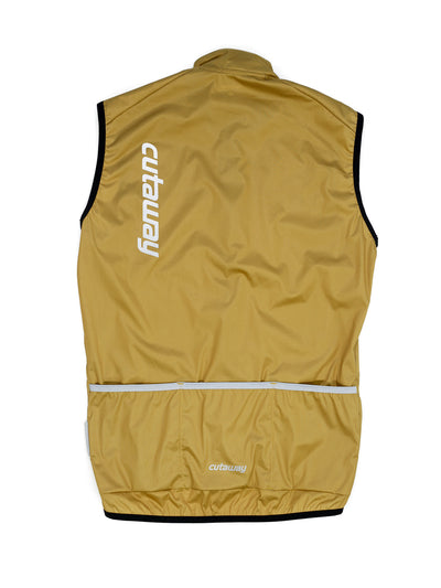 Afton Lite Packable Wind Vest - Autumn Gold