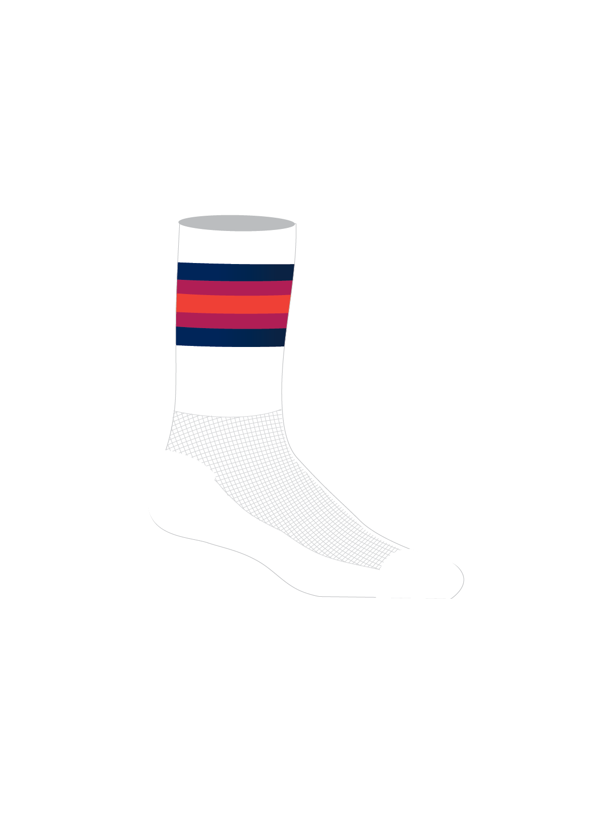 CRC 7" Cycling Sock - Limited Quantities Available