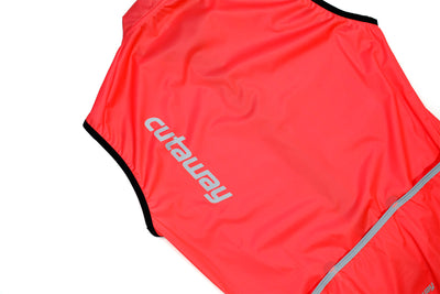 Afton Lite Packable Wind Vest - Neon Coral