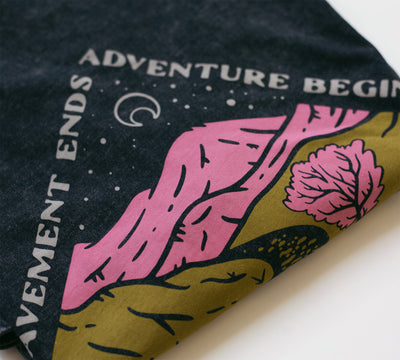 Pavement Ends Adventure Begins Premium Tee