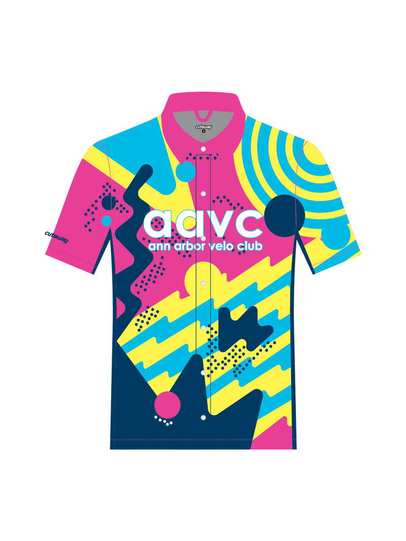 Ann Arbor Velo Club Sunday Shirt - Pink Design