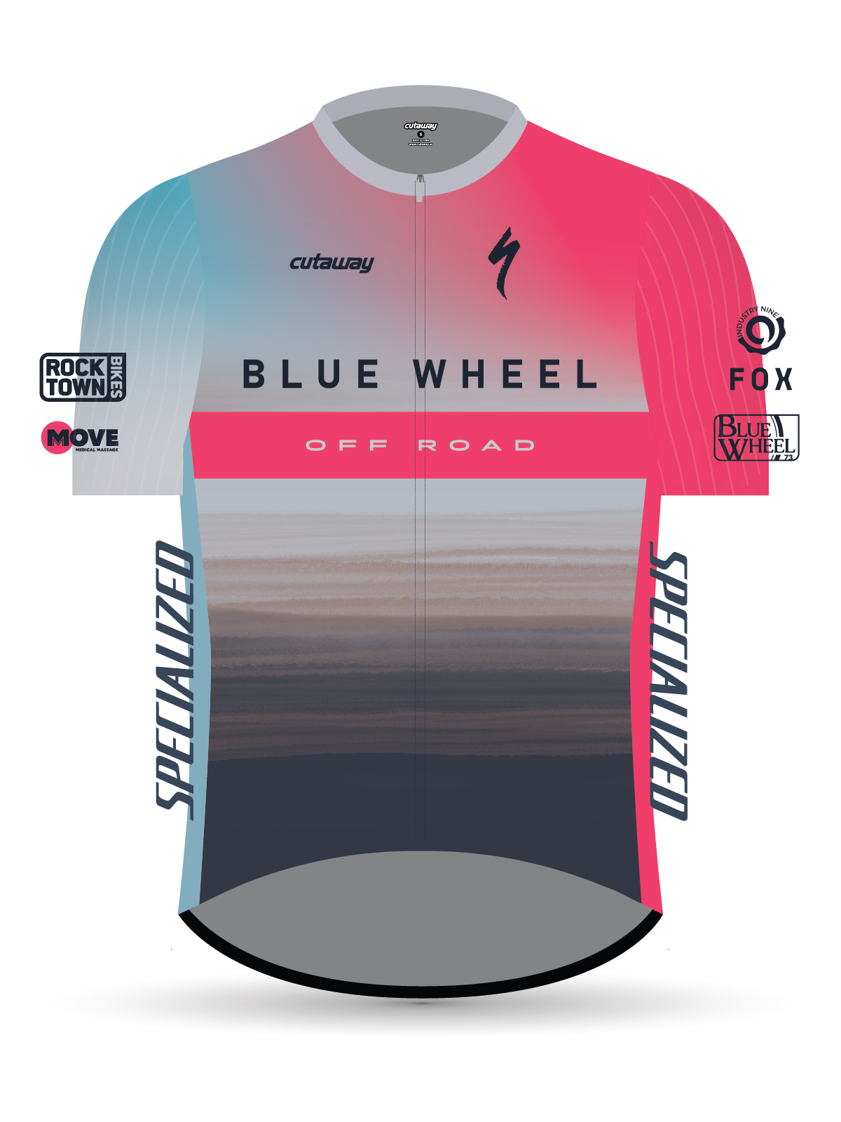 Blue Wheel Off Road Nova Conform Jersey