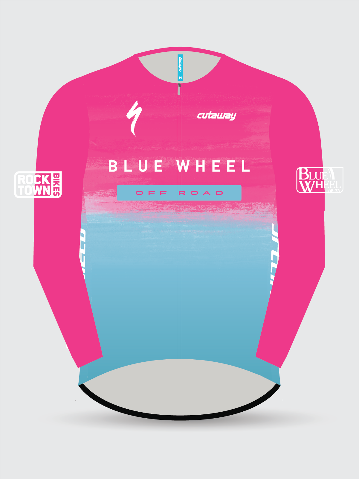 Blue Wheel Off Road Fleece Lined Jersey