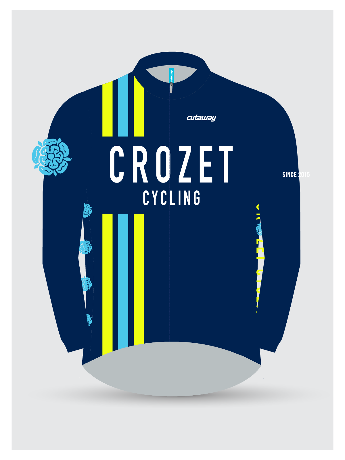 Crozet Cycling Club Mid-Weight Long Sleeve Jersey
