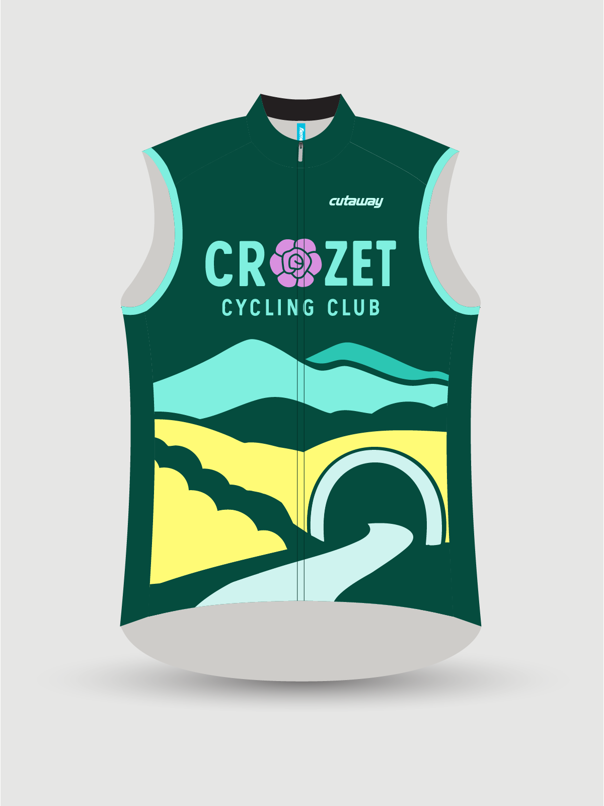 Crozet Cycling Club Afton Wind Vest