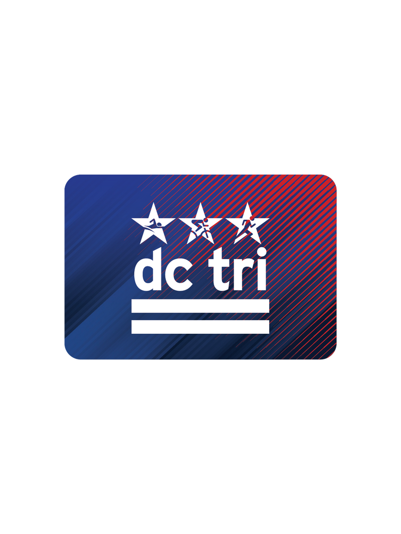 DC Triathlon Car Magnet