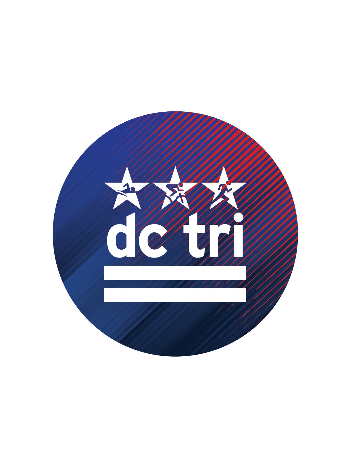 DC Triathlon Sticker