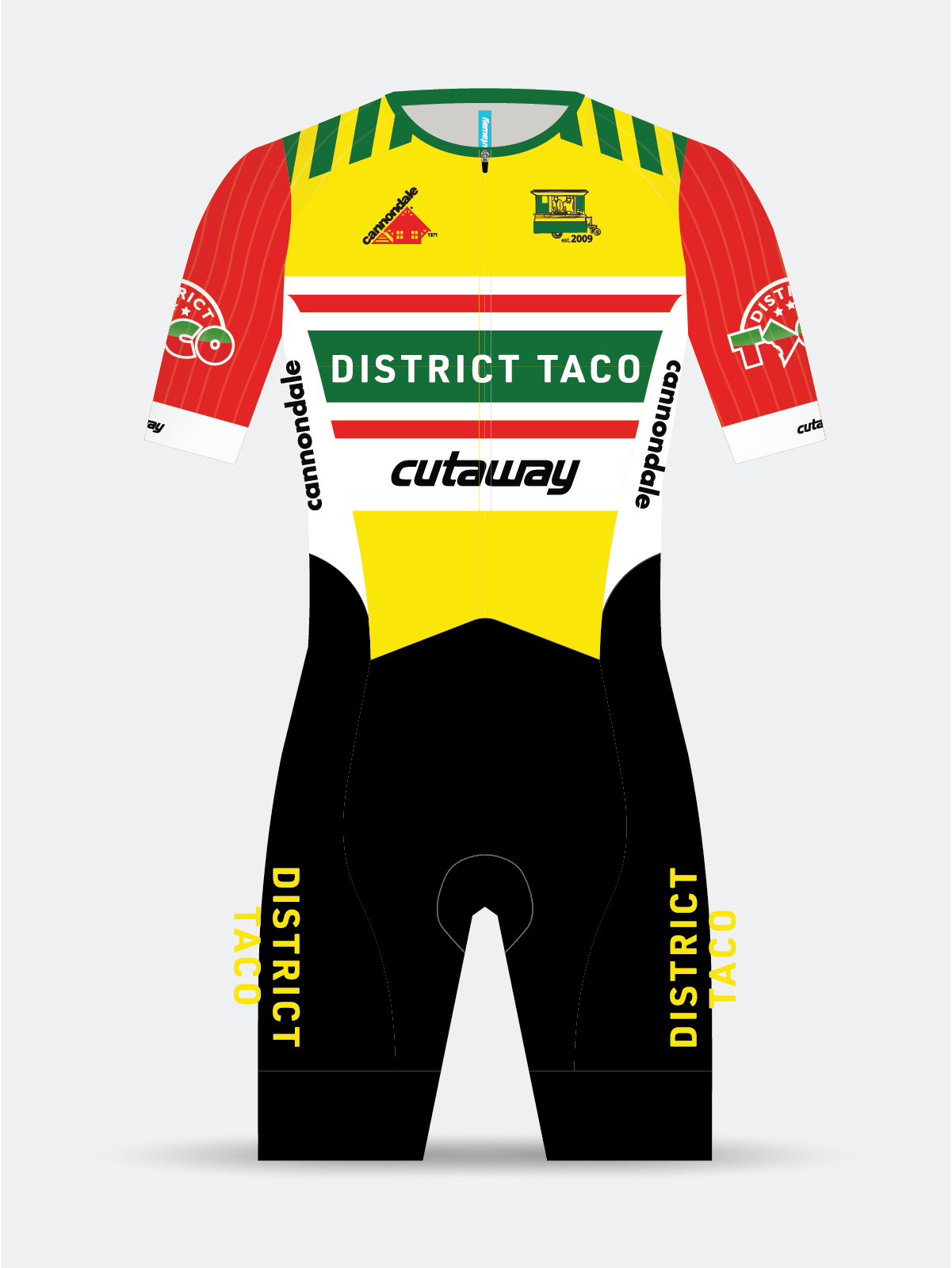 District Taco Open Front Roadsuit