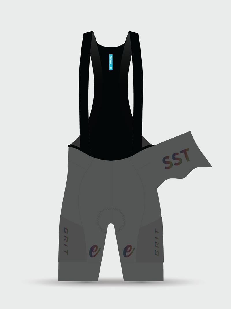 Equip Pro4 Cargo Bib Shorts - Slate Grey