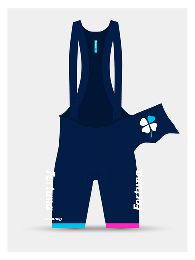 Fortuna Fleece-lined Thermal Bib Shorts - Dark Navy