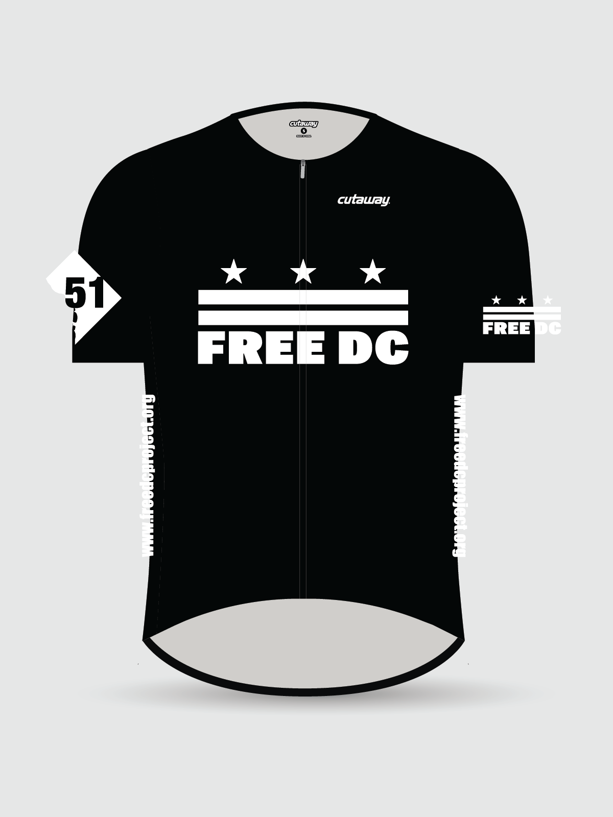 Free DC Standard CLUB CUT Jersey - Black