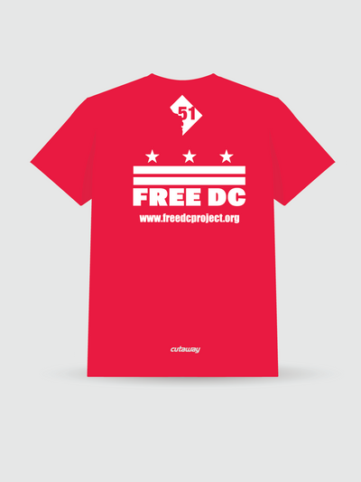Free DC Technical Tee - Red