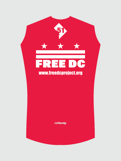 Free DC Standard CLUB CUT Jersey - Red