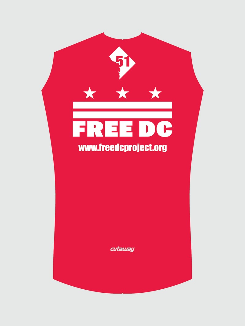Free DC Standard CLUB CUT Jersey - Red