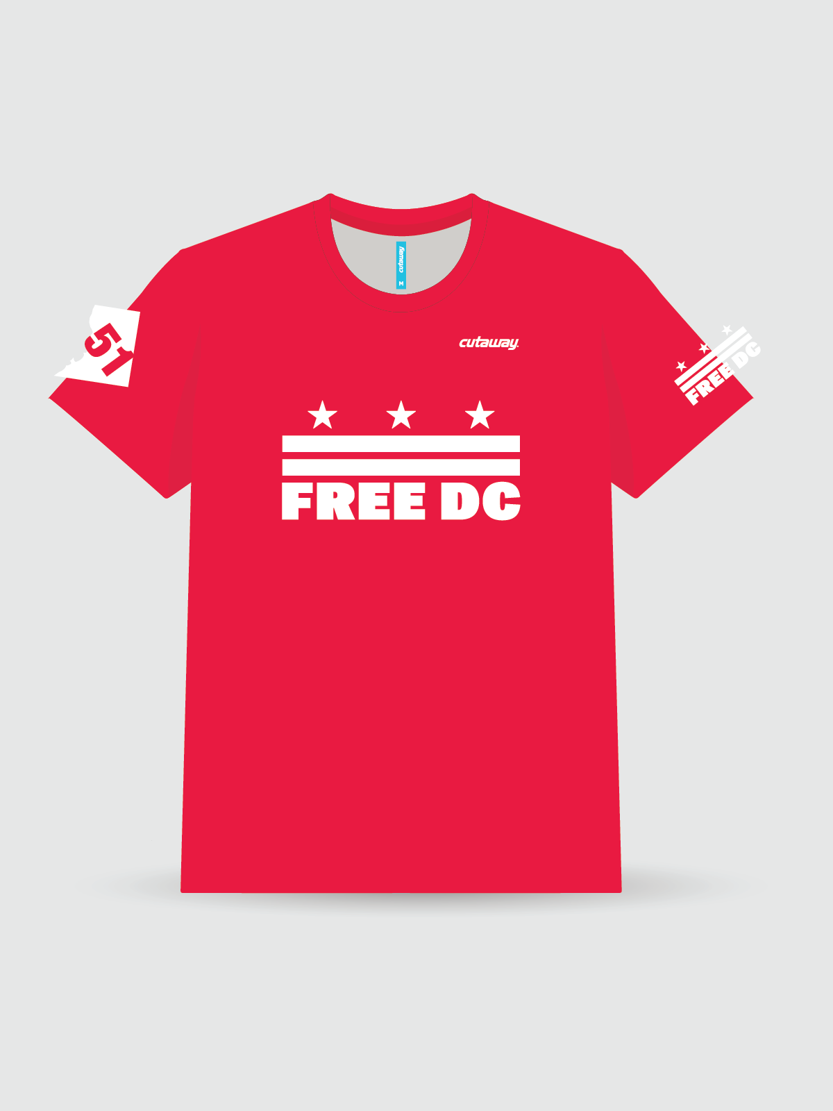 Free DC Technical Tee - Red