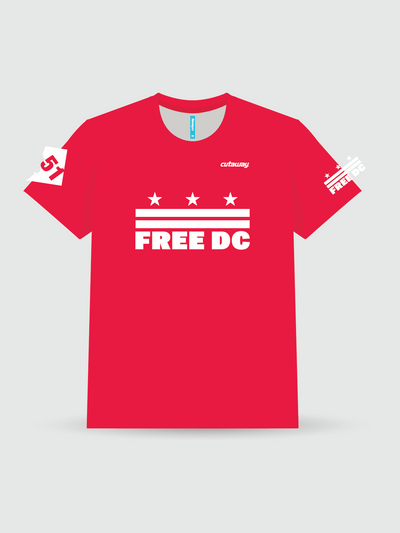Free DC Technical Tee - Red