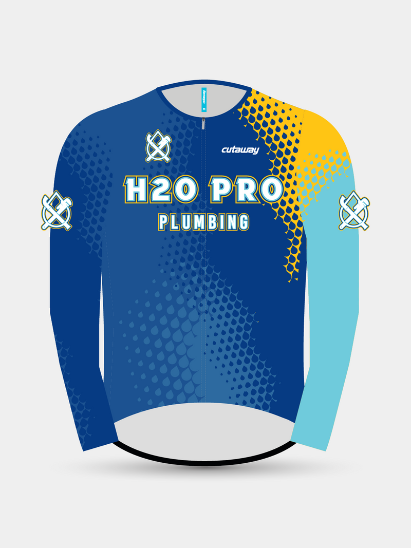 H2O Pro Brushed Fleece Race Long Sleeve Jersey
