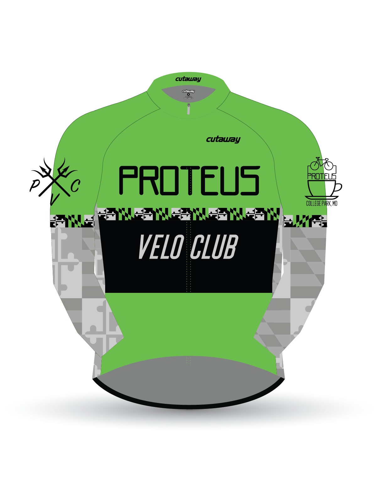 Proteus Velo Club Fleece Long Sleeve Jersey