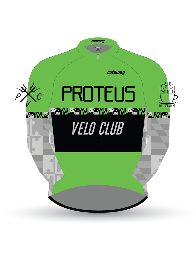 Proteus Velo Club Fleece Long Sleeve Jersey