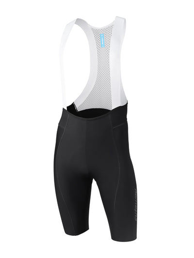 ProV 2.0 Bib Shorts - Matte Black with White Straps