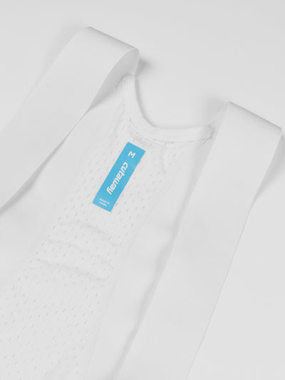 ProV 2.0 Bib Shorts - Matte Black with White Straps