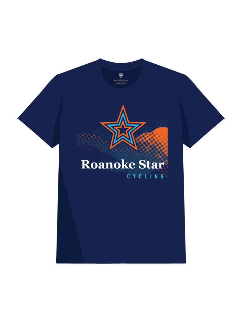 Roanoke Star Cycling T-Shirt - EXTRA STOCK