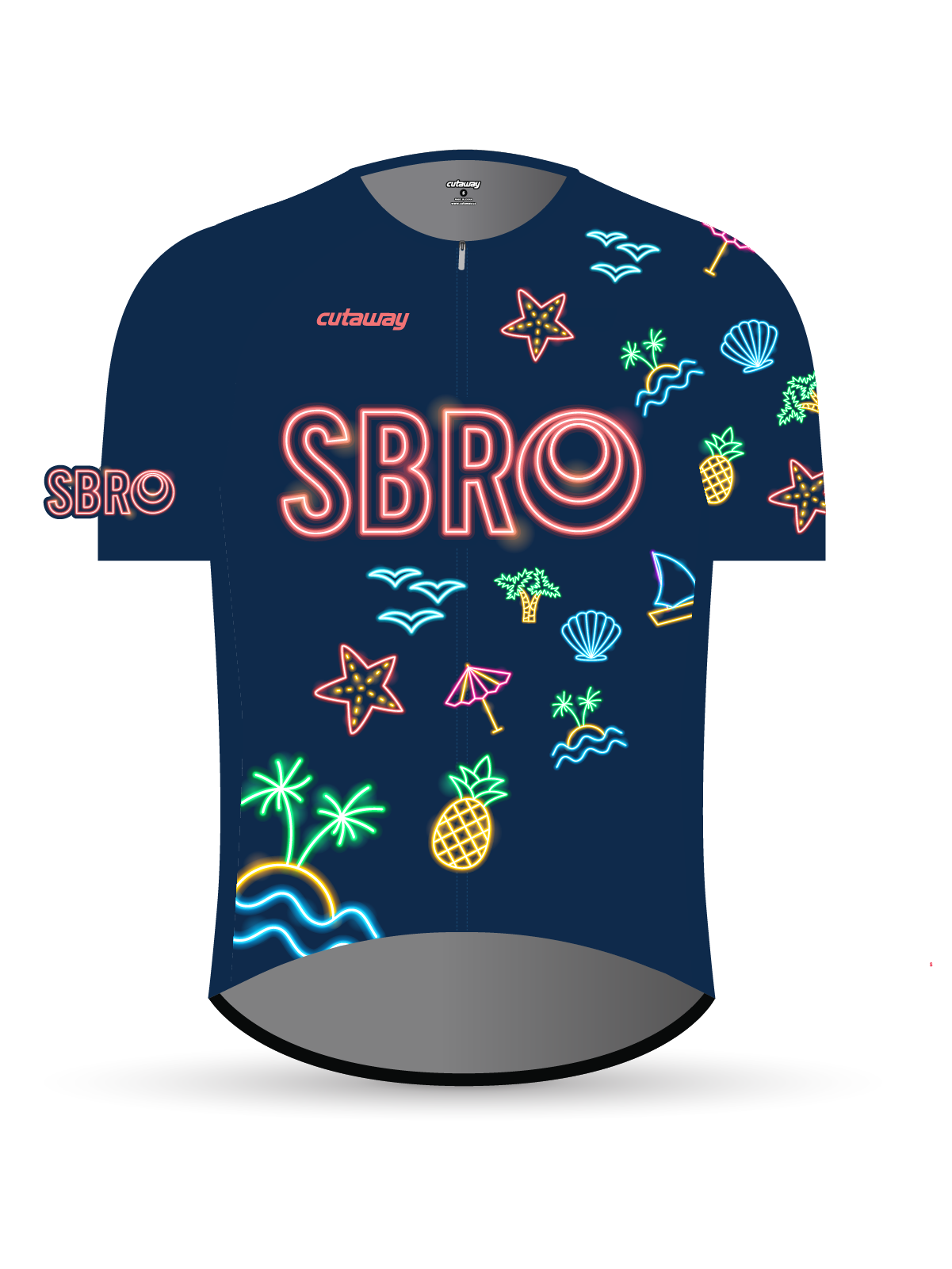 SBRO All Rounder Short Sleeve Jersey - NEON