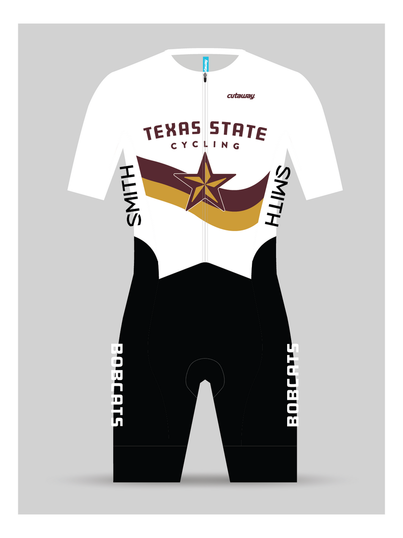 TXST SS Skinsuit - WHITE