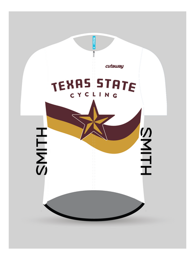 TXST Cycling Team Standard Jersey - White