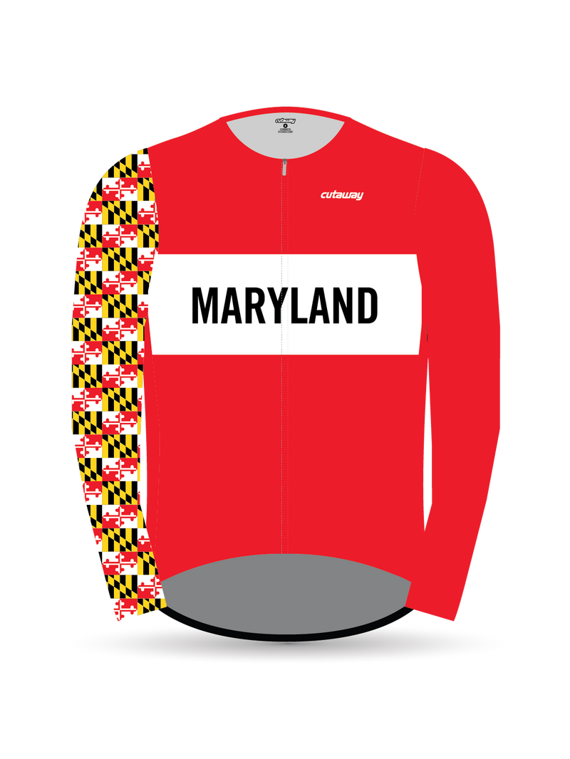 UMD Fleece-lined Brushed Fleece Long Sleeve Jersey