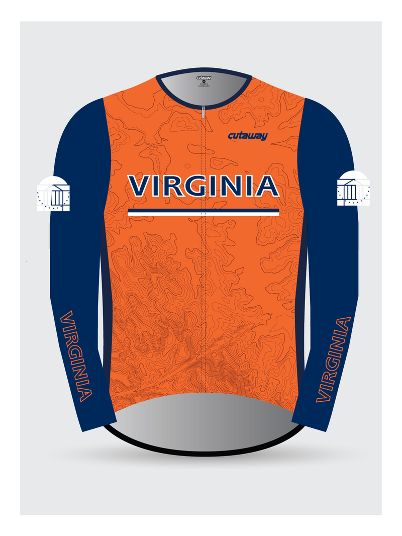 UVa Cycling Fleece Lined Long Sleeve Jersey