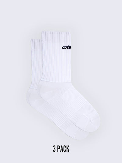Cutaway Aero Cycling Socks - 3 Pack