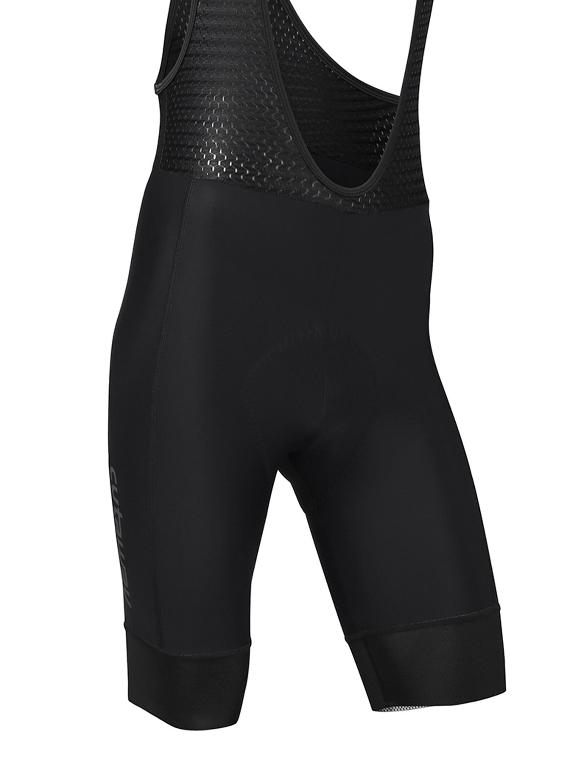 Fleece-lined Thermal Bib Shorts - Black - Cutaway USA