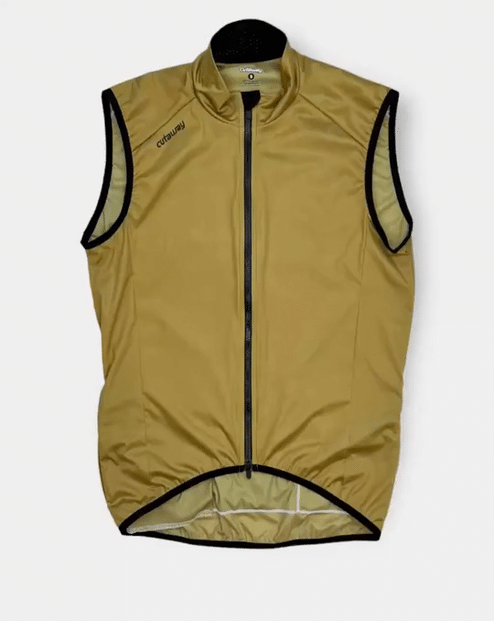 Afton Lite Packable Wind Vest - Autumn Gold
