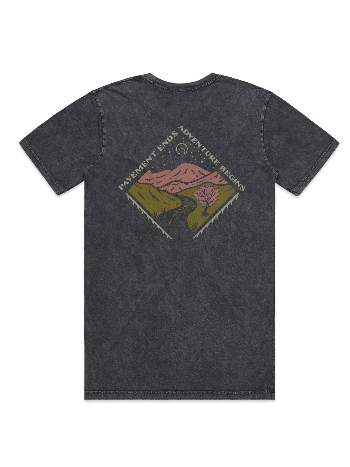 Pavement Ends Adventure Begins Premium Tee