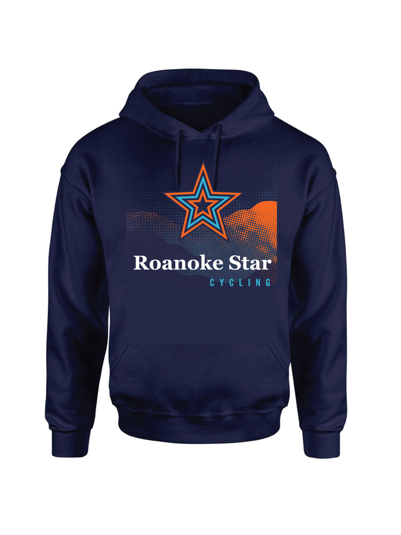 Roanoke Star Cycling Pullover Hoodie
