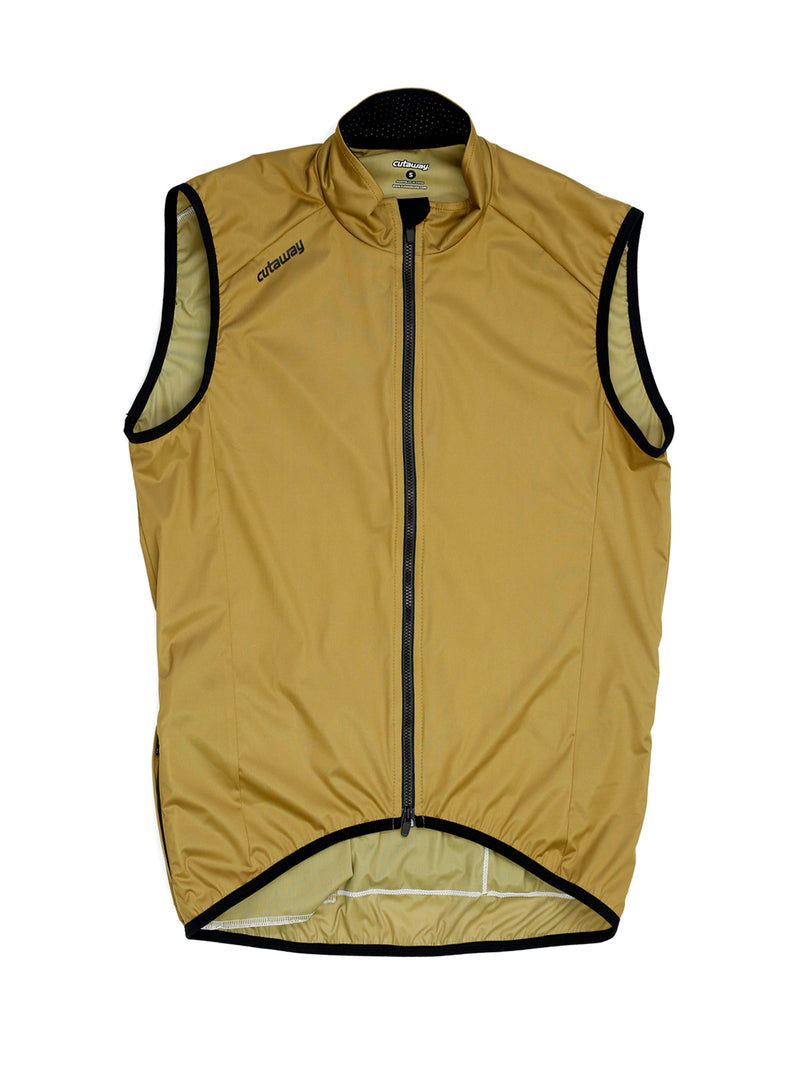 Afton Lite Packable Wind Vest - Autumn Gold