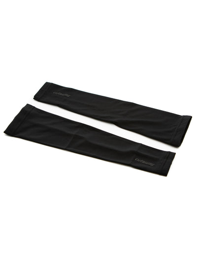 Fleece-lined Arm Warmers - Black