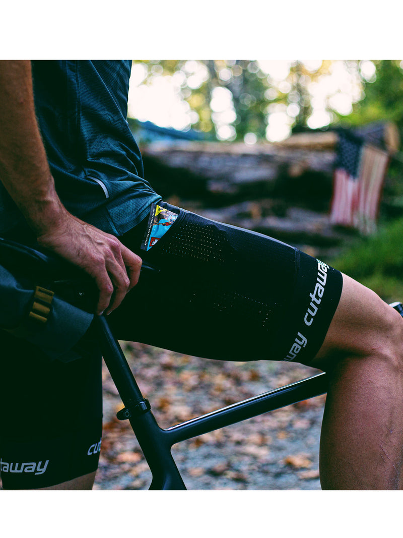 Pro3 Cargo Bib Shorts - Black