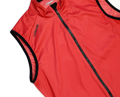 Afton Lite Packable Wind Vest - Garnet Red