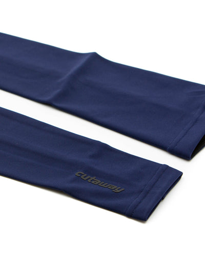 Fleece-lined Arm Warmers - Dark Navy