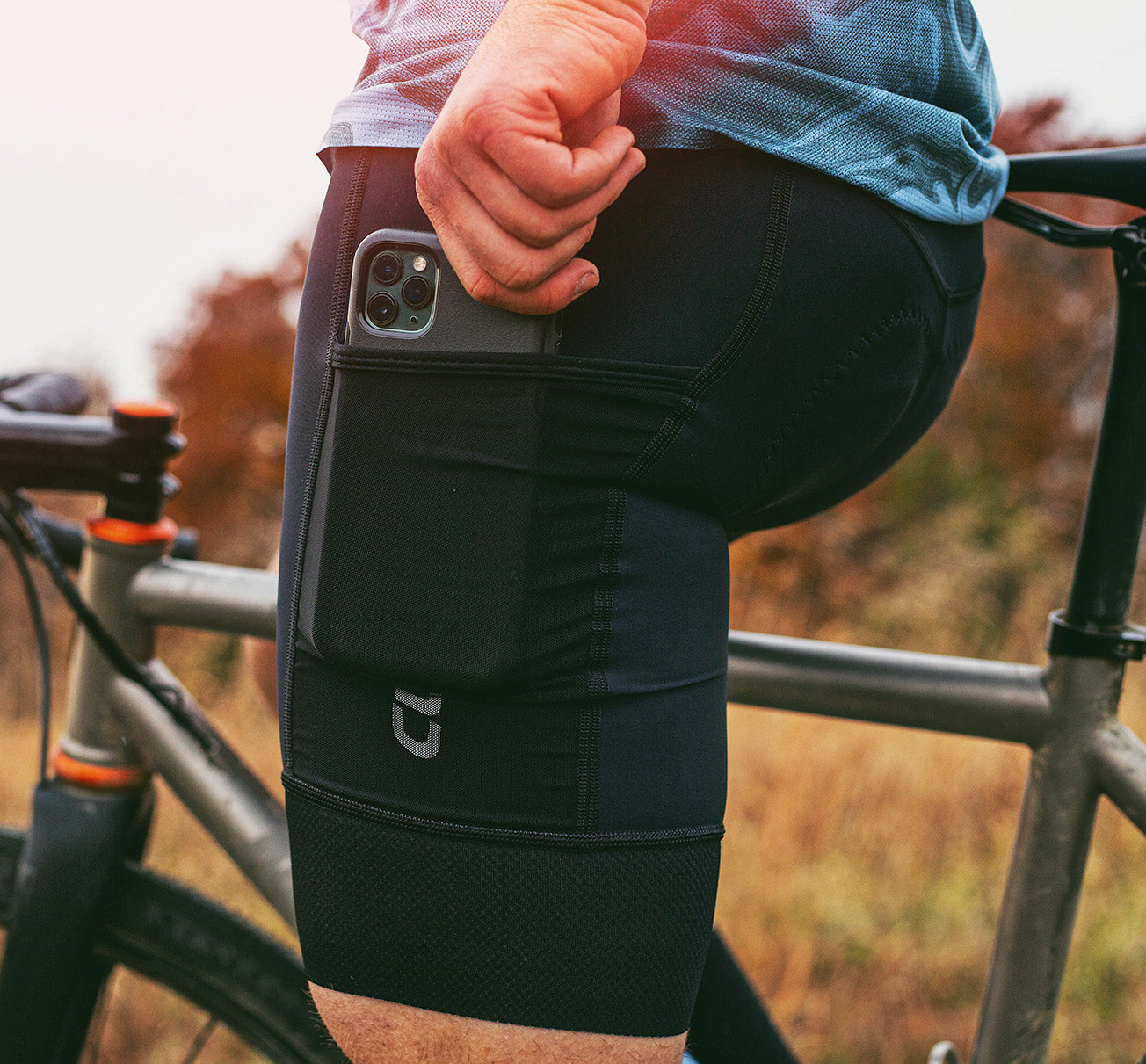 Pro4 Cargo Bib Short - Dark Navy