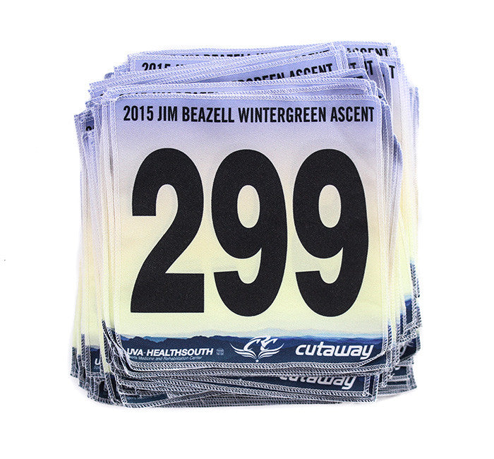 Custom Fabric Race Numbers